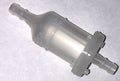 HELIX RACING FUEL FILTER  1/4' (6MM)  ROUND WHIT [118-9024]
