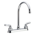 DURA FAUCET J-SPOUT RV KITCHEN FAUCET CHROM POL [DF-PK330HC-CP]