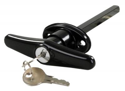 JR Products Locking T-Handle  Bk [10985]