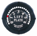 BOBS MACHINE BLK LED GAUGE JACK PLATES [110-300000]