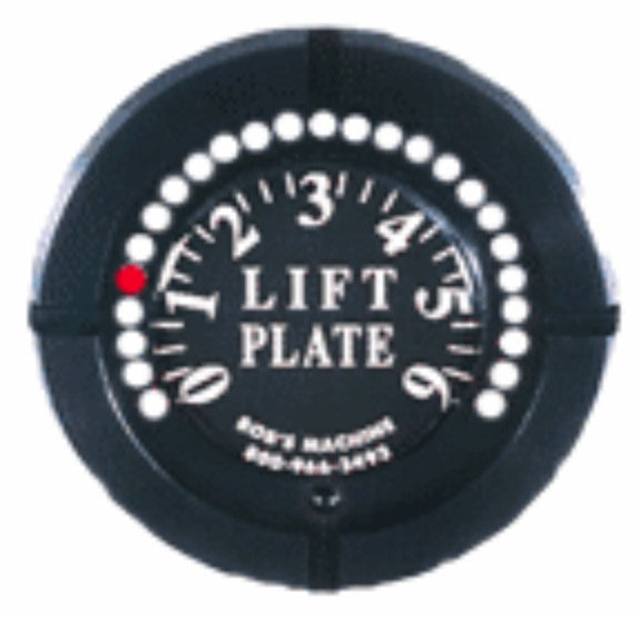 BOBS MACHINE BLK LED GAUGE JACK PLATES [110-300000]