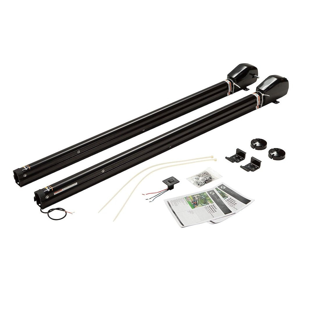 LIPPERT COMP AWNING  SOLERA POWER  12V 69 BLK [434723]