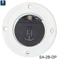 T-H MARINE WHITE/BLACK SCUPPER ADAPTER [SA-2B-DP]