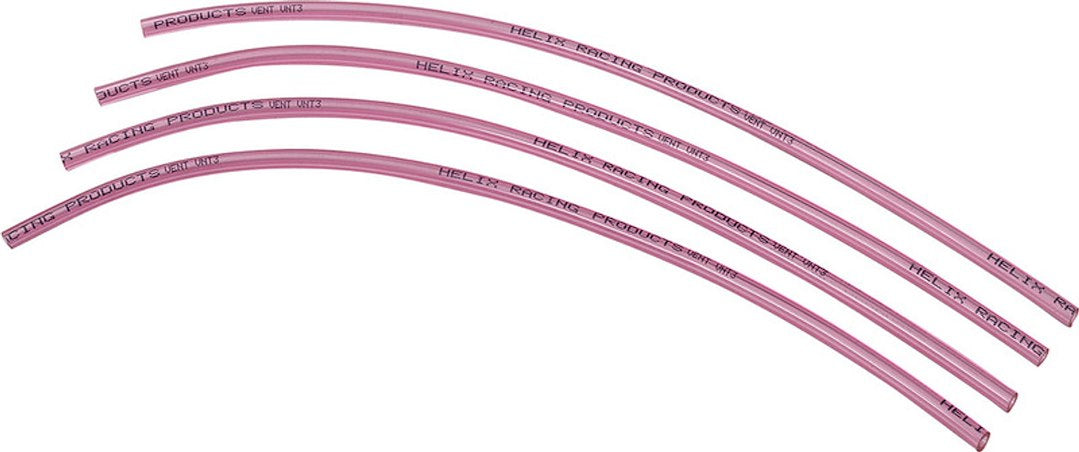 HELIX RACING MIKUNI VENT LINE 14' TRANS PINK 4/P [316-5014]