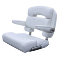 TACO METALS HELM SEAT  25' CAPRI DELUXE WHITE S [HA1-25WHA-7-0000-0-0]