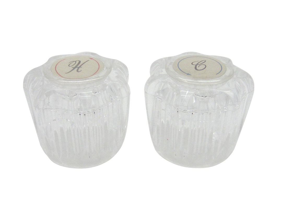DURA FAUCET CRYSTAL ACRYLIC KNOBS [DF-RKA]