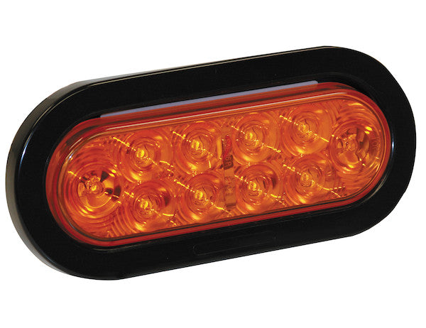 BUYERS PROD LIGHT 6.5IN OVAL TURN&PARK 10LED AM [5626210]