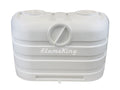FLAME KING DUAL 20LB LP PROPANE TANK COVER - W [YSN-PCC-RV20-WHT]