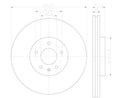 HELLA DISC BRAKE ROTOR [355123122]