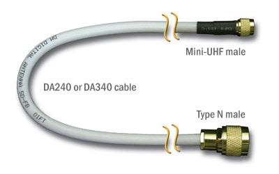 DIGITAL ANTN 50' DA340 CBLE W/MIN UHF&TYP N MAL [340-50NM]