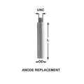 CMP GROUP PENCIL ANODES CME 00 Z (1/4 UNC 1/4 [CMEZ00]