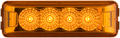OPTRONICS 4 LED MIROFLEX THIN LINE;AMBER;POLY [MCL63ABP]