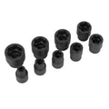 PERFORM TOOL 9PC 3/8' DR MET BOLT EXTRACTOR [W38917]