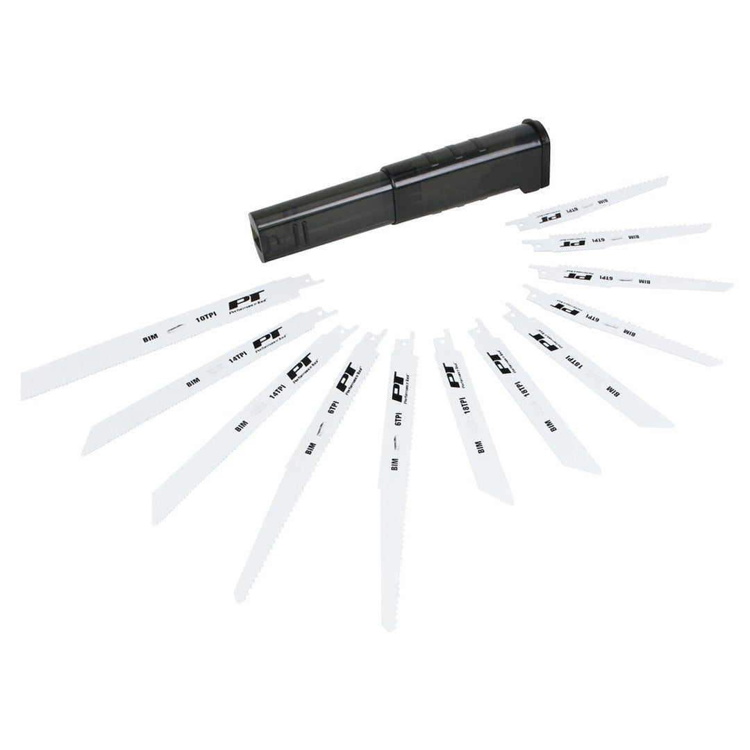 PERFORM TOOL 12PC RECIP SAW BLADE SET [W721]