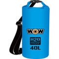 WOW SPORTS H2O PROOF 40L DRYBAG BLUE [18-5100B]