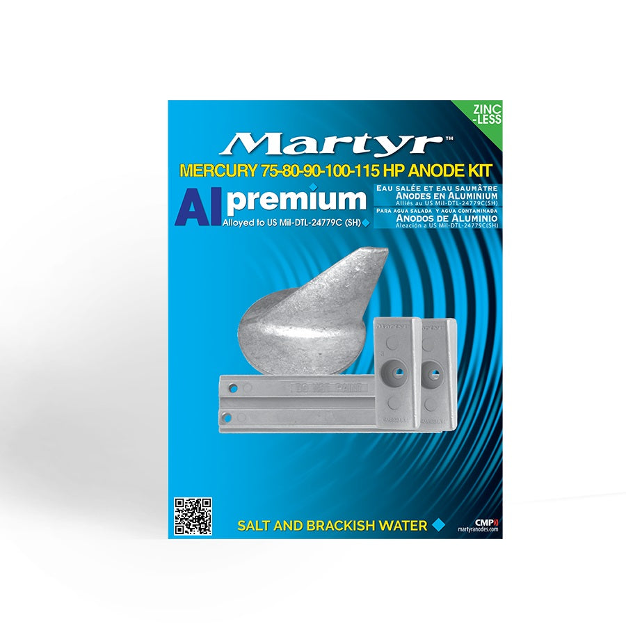 CMP GROUP MERCURY 75-80-90-100-115 ANODES KIT [CMM75115KITA]