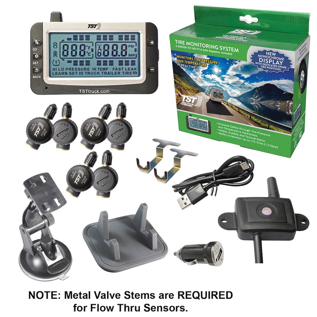 TRUCK SYSTMS 507 TPMS 6 F-T SNSR W/REP BATT/REP [TST-507-FT-6]