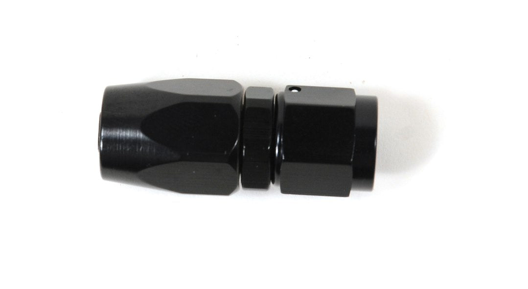 SPEEDFX -8AN ST BLK HOSE END [510800BK]