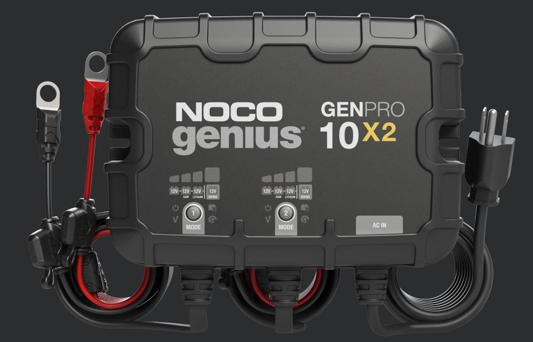 NOCO 2-BANK 20A ONBOARD BATTERY CHARGER [GENPRO10X2]