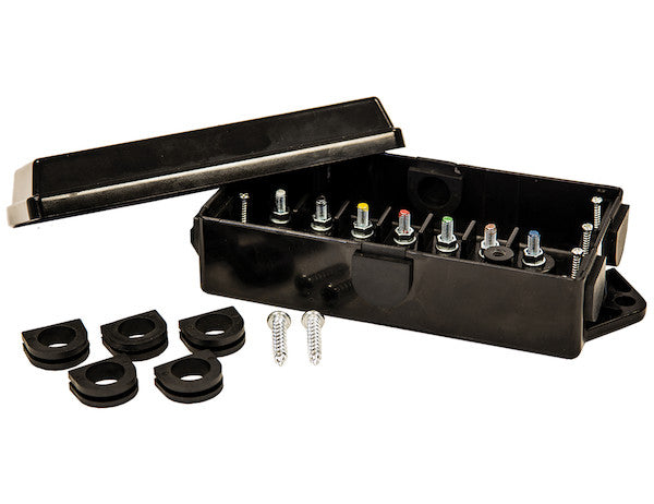 BUYERS PROD BOX JUNCTION ELECTRICAL PLASTIC W/7 [5601101]