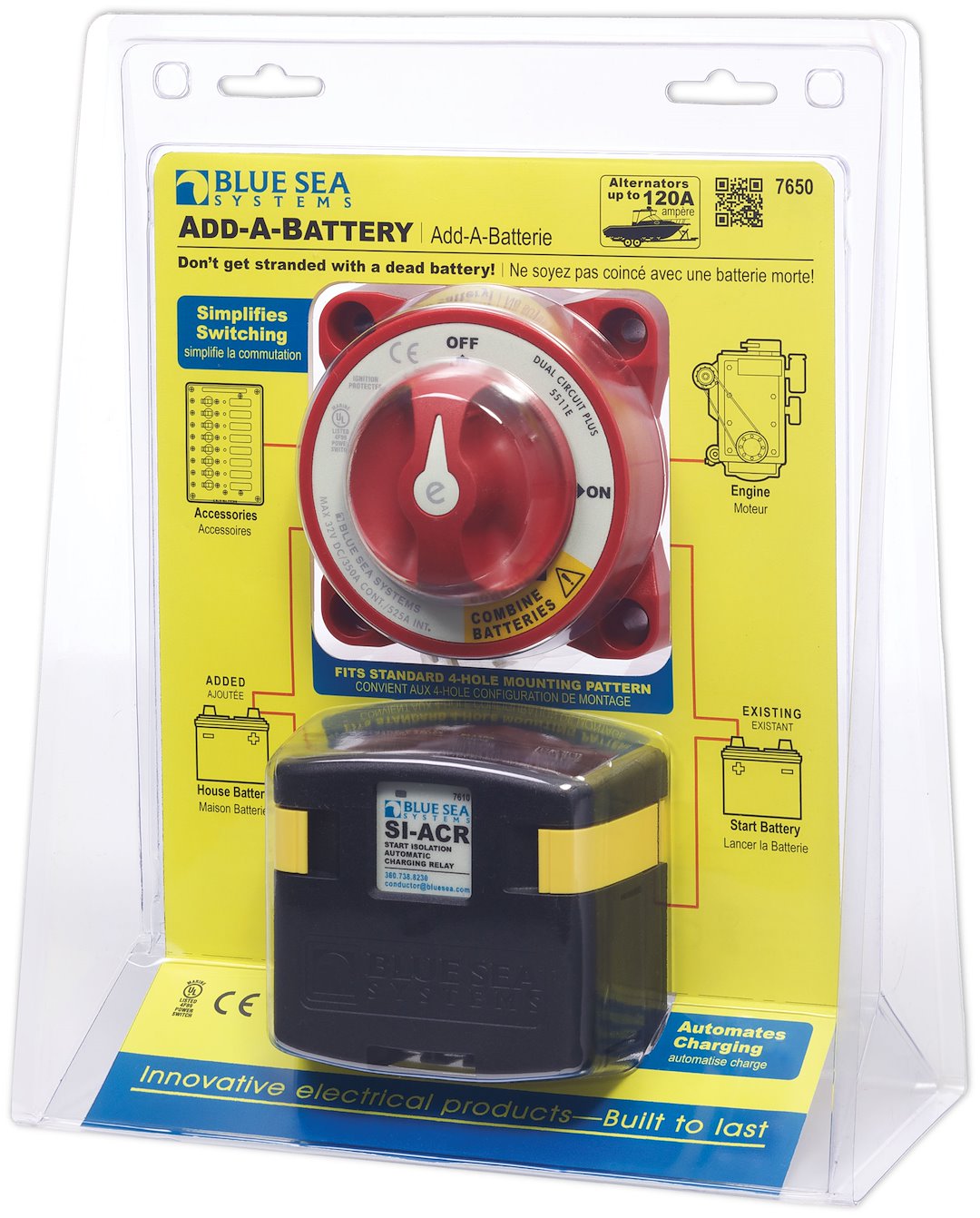 BLUE SEA SOLENOID ADD A BATTERY [7650-BSS]