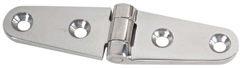 WHITECAP IND C.P. BRASS STRAP HINGE  4' [S-0604C]