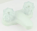 EMPIRE FAUCE 4'  LAV W/ CRY HDLS WHITE [U-YJW77W]