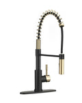 DURA FAUCET COIL PULL-DOWN KITCHEN FAUCET - MBM [DF-MK504SLK-MBMG]