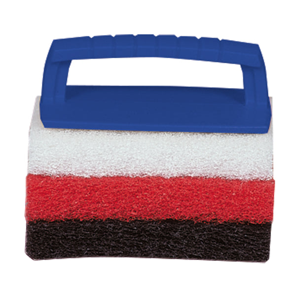 STAR BRITE SCRUB KIT HANDLE/3 PADS [040023PW]