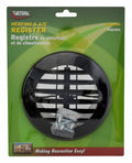 VALTERRA LLC ROUND REGISTER  BLACK [A10-3353VP]