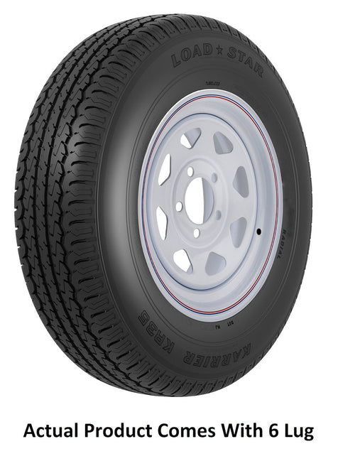 AMERICANA ST225/75R15 E/6H SPK WH STR KR [31368]