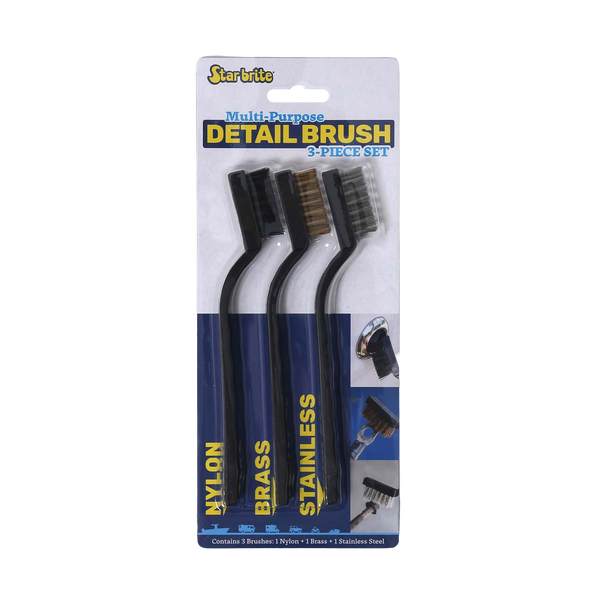 STAR BRITE DETAIL BRUSH 3PC SET [040073]