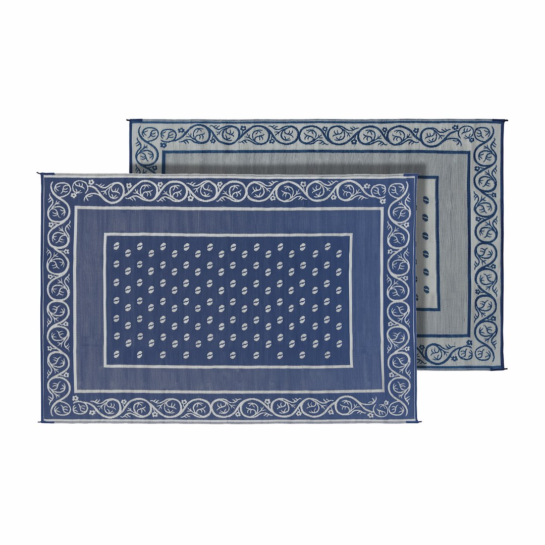 FAULKNER MAT  VINEYARD 8X20 BLUE [48704]