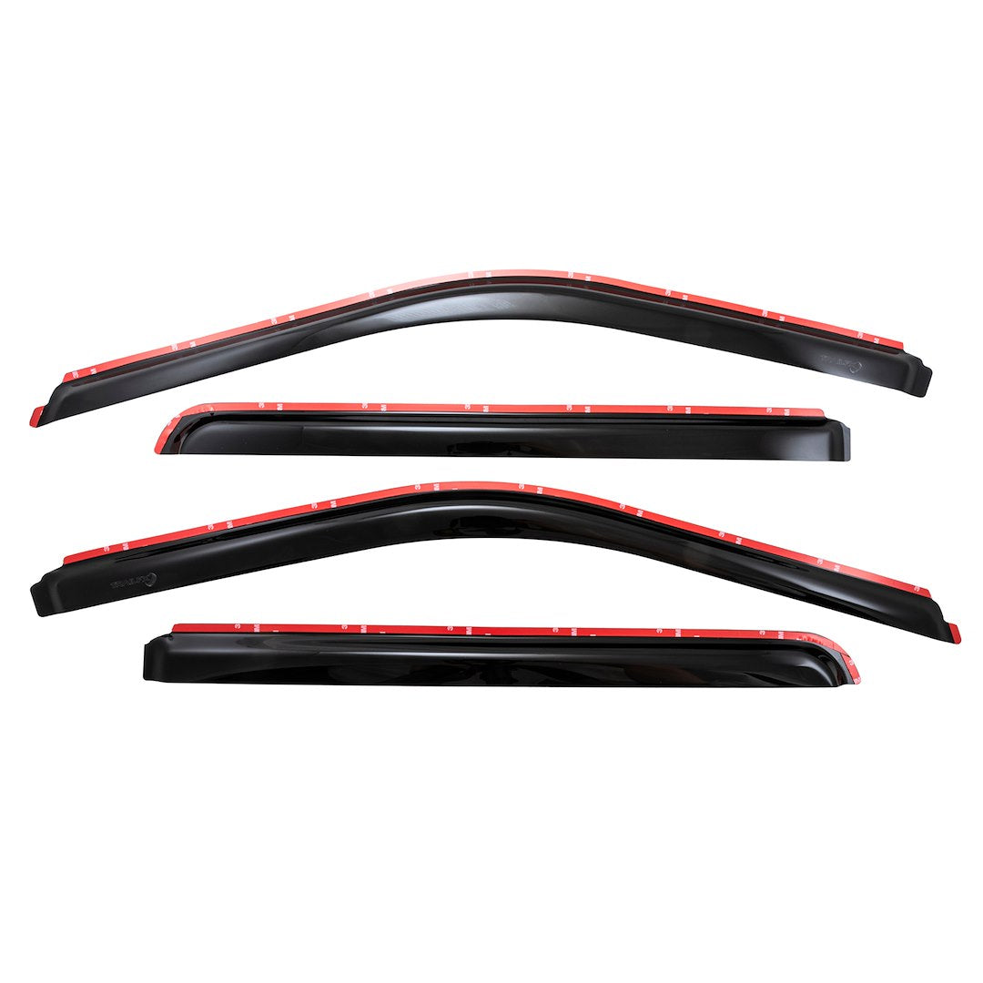 TRAILFX TFX INCHANNEL WNDW VENTS SMOKE 4PC [4975IC]