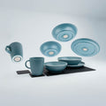 SILWY MAGNET TABLEWARE SET DOLOMIT BLUE METAL [SYBR-KGS-11-B]