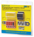 BLUE SEA FUSE BLOCK STBLADE BTM 4C [5024-BSS]