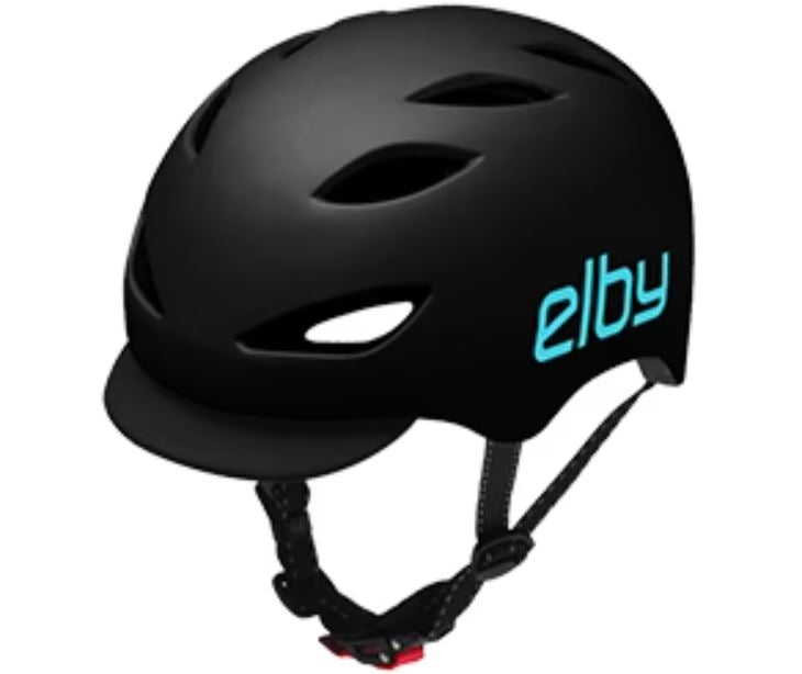 ELBY BIKES URBAN COMMUTER HELMET W/VSR BLK S/M [E0915SM]