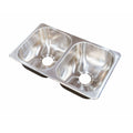 LIPPERT COMP 27 X 16 X 7 DBL BOWL SINK [388412]