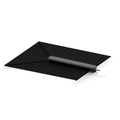 TACO METALS SHADE FIN W/BLACK FABRIC  BAG & ROD [T10-3000-4]