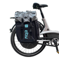 ELBY BIKES PANNIER BAG BLK W/MALIBU BLUE LOGO [E08158]
