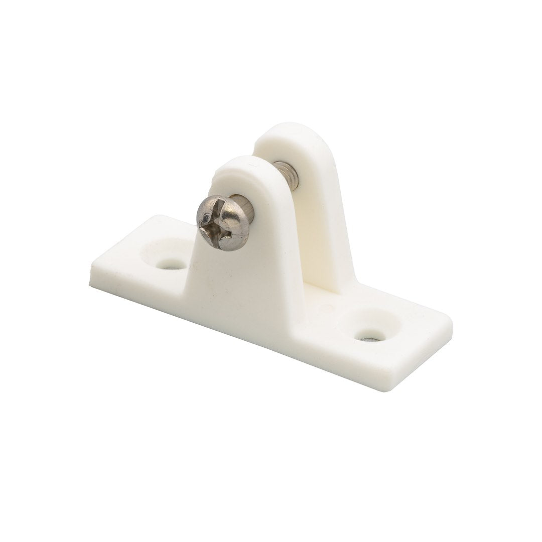 WHITECAP IND LARGE DECK HINGE (PR.) WHT [3405WP]