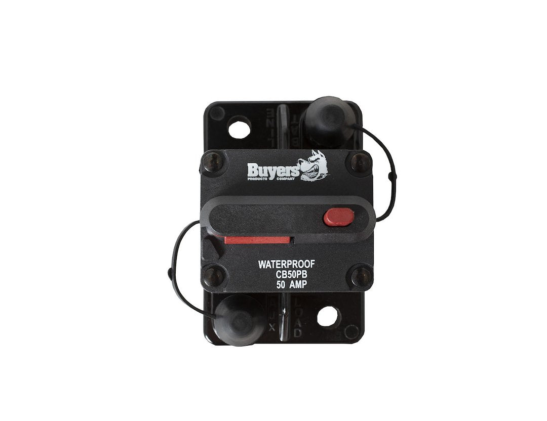 BUYERS PROD CIRCUIT BREAKER 50 AMP PUSH-TO-TRIP [CB50PB]