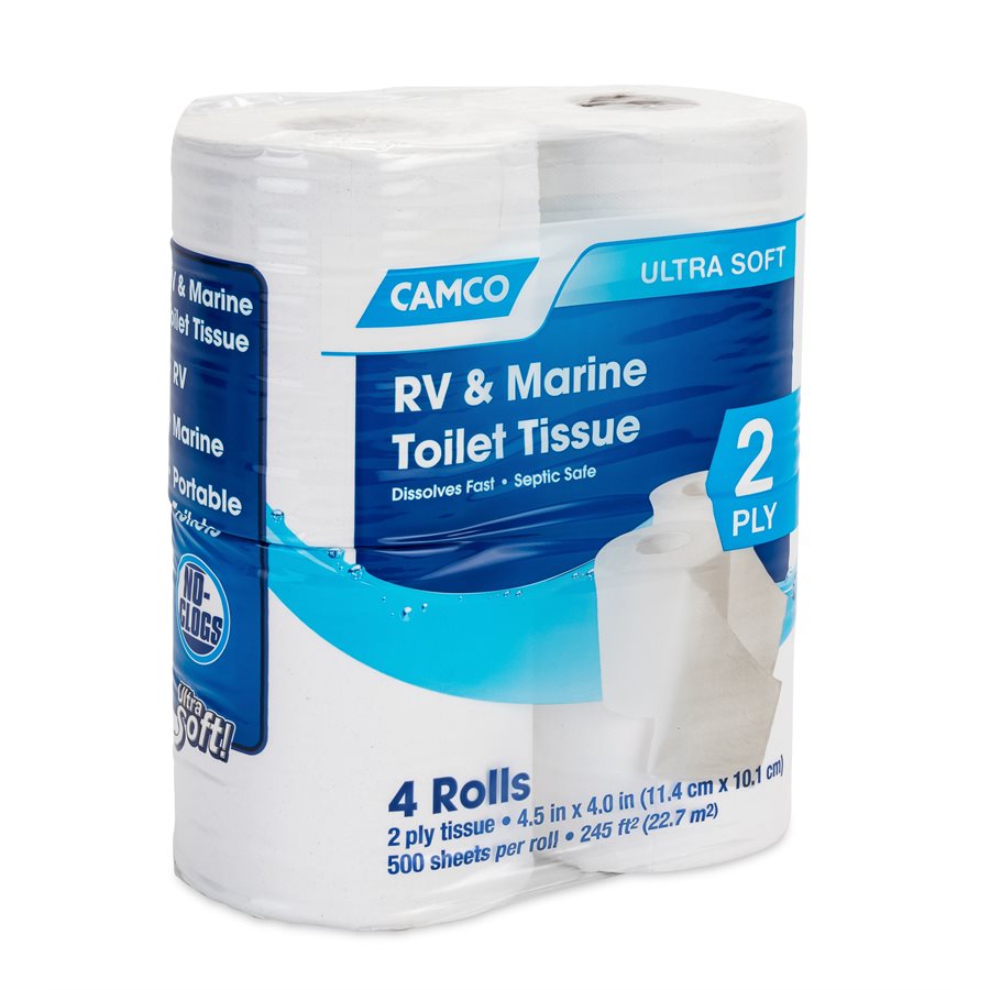 CAMCO TISSUE 4PK 2PLY-500SHEETS [40274]