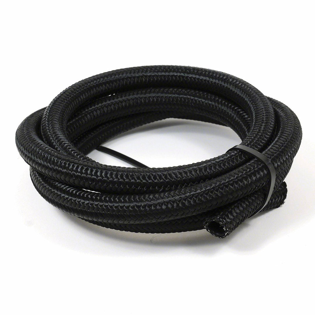 SPEEDFX BLK NYLON SS BRD HOSE  -12AN X 10' [5351210]