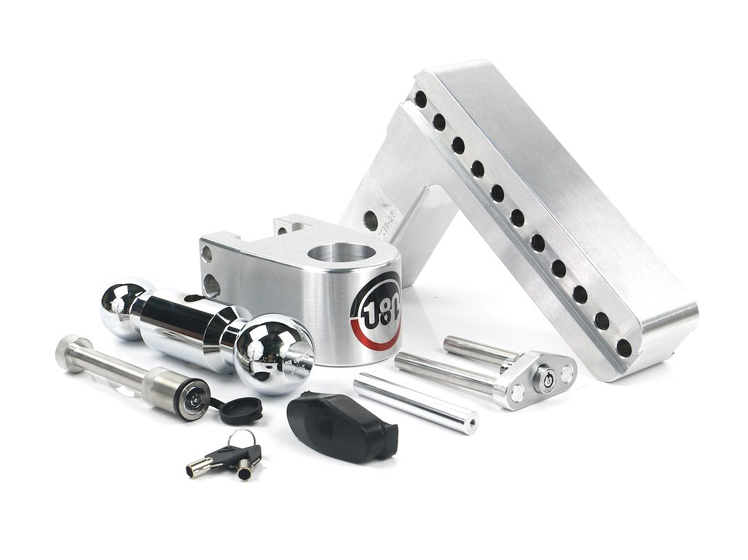 WEIGH SAFE TURNOVER BALL  8' DROP HITCH W/ 2.5 [CTB8-2.5-KA]