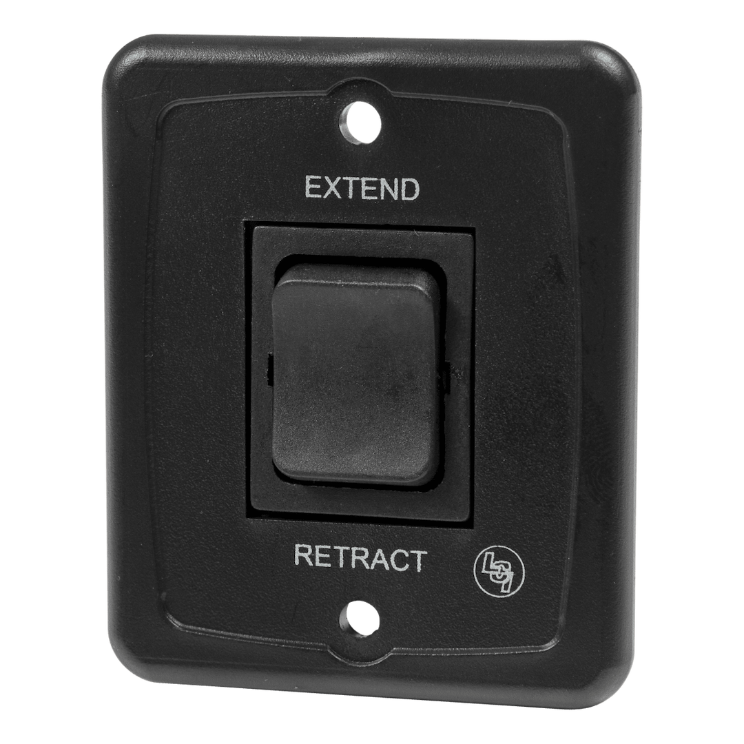 LIPPERT COMP INTERIOR SWITCH BLK 40AMP W/PLATE [308474]