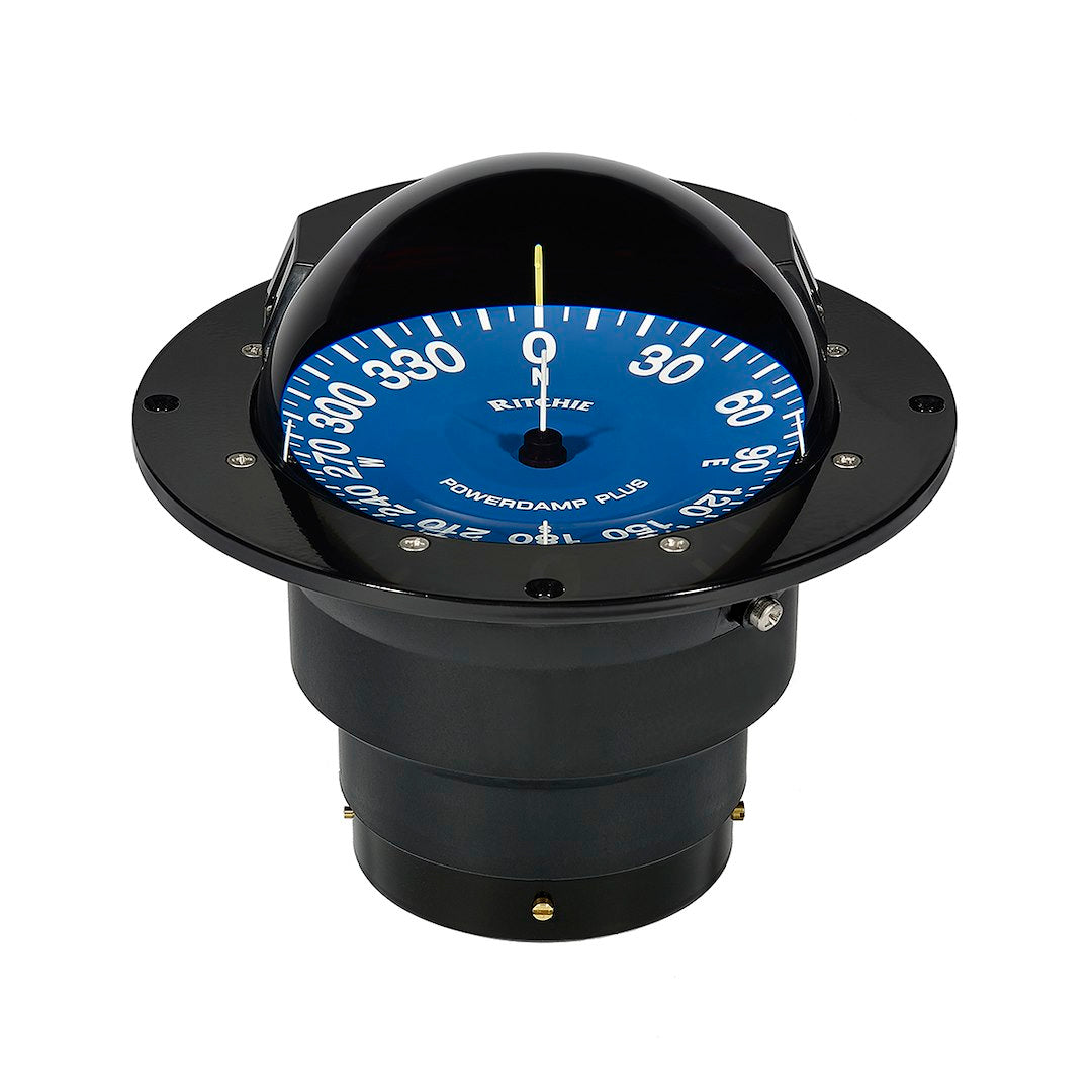 RITCHIE NAVI COMPASS  FLUSH MNT  5' DIAL  BLACK [SS-5000-12]