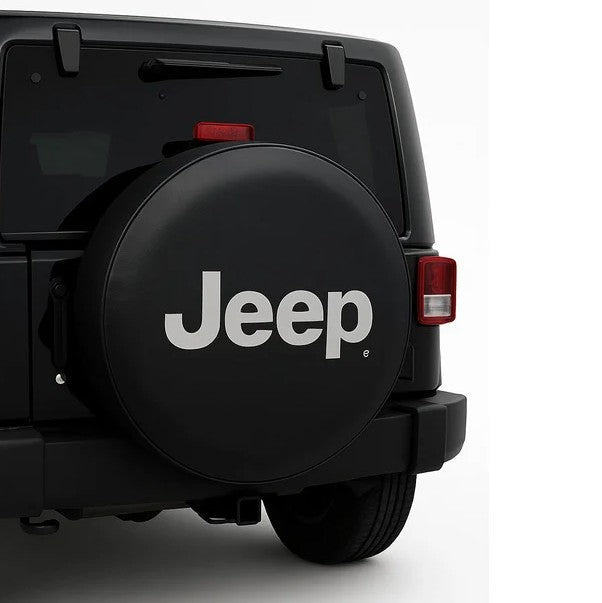 COVERCRAFT HEAVY DUTY JEEP LOGO SPARE TIRE COV [STW1003BK]