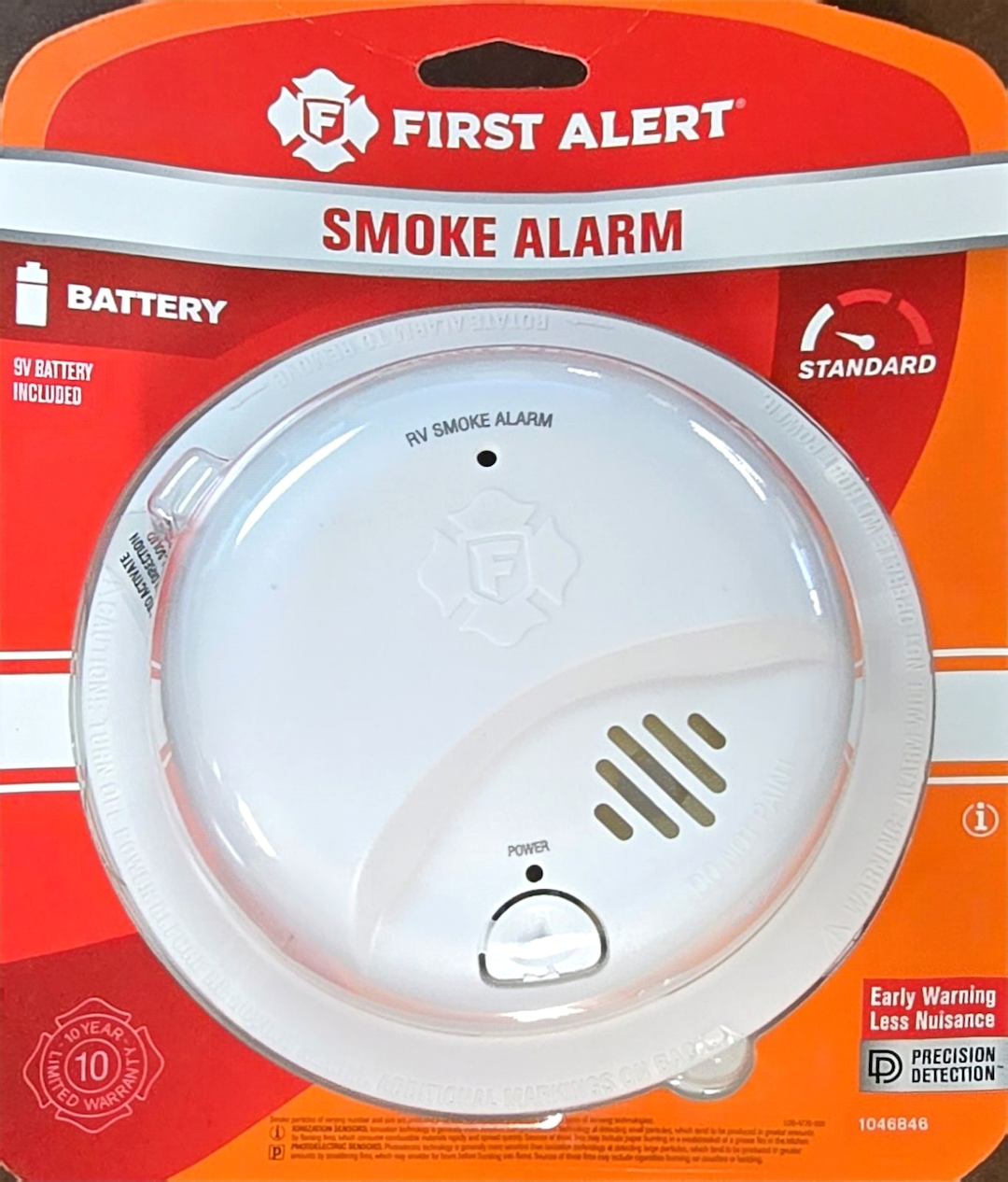 BRK ELECTRON BATTERY POWERED SMOKE ALARM WITH RE [1046846]