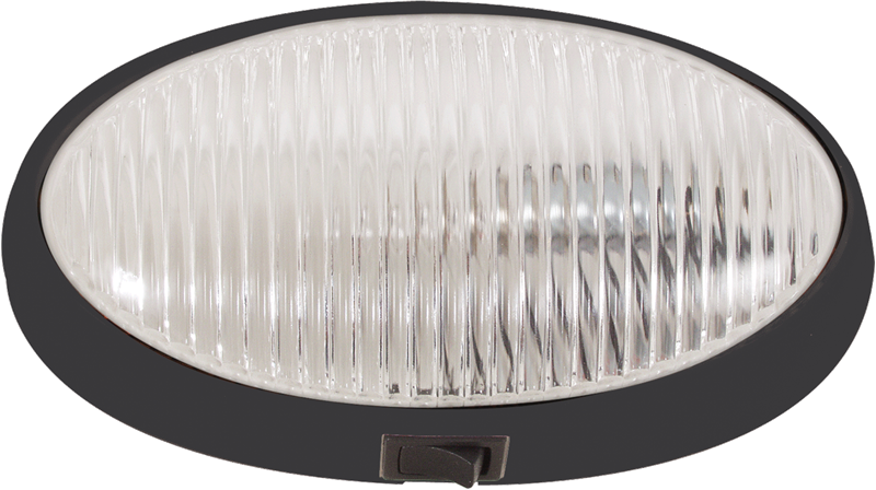 OPTRONICS P-LIGHT OV W/SW  BLK BS  CLEAR [RVPL7CBP]